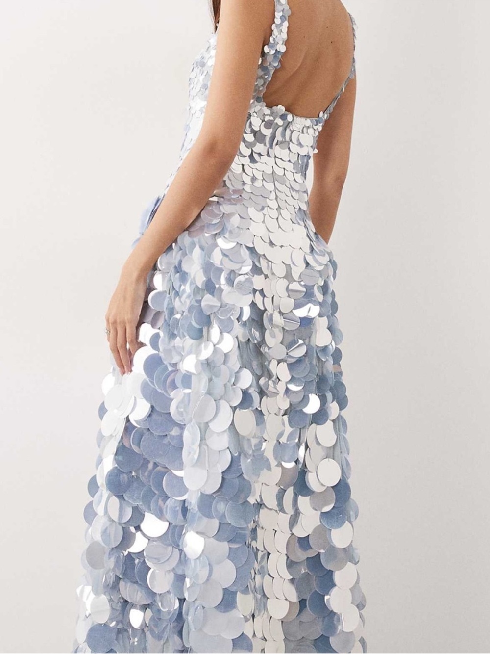 ASOS Arrange dress - ice blue - Picture 7 of 12